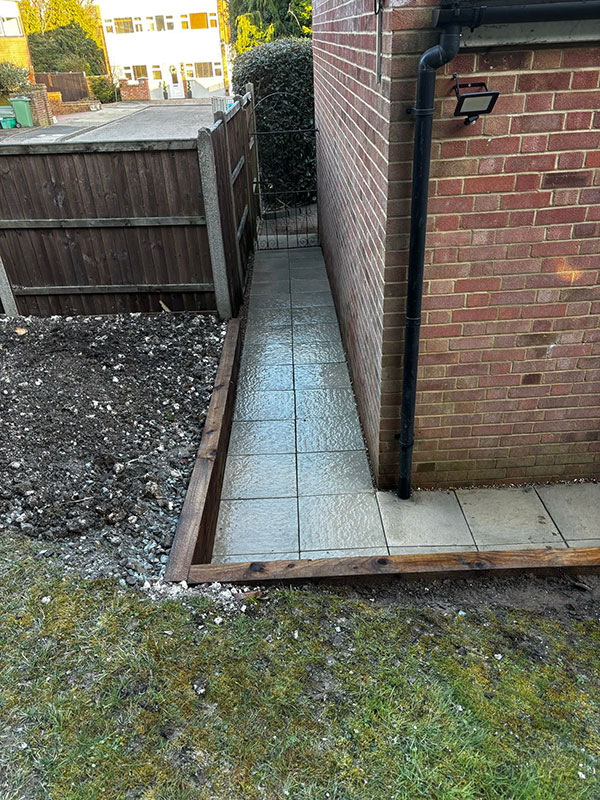Previous TR Gardening project Example of previous TR Gardening work